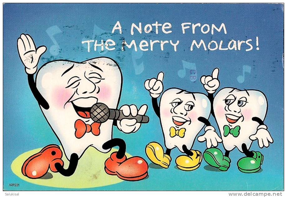 A Note From The Merry Molars! ~ Dental Note - Health