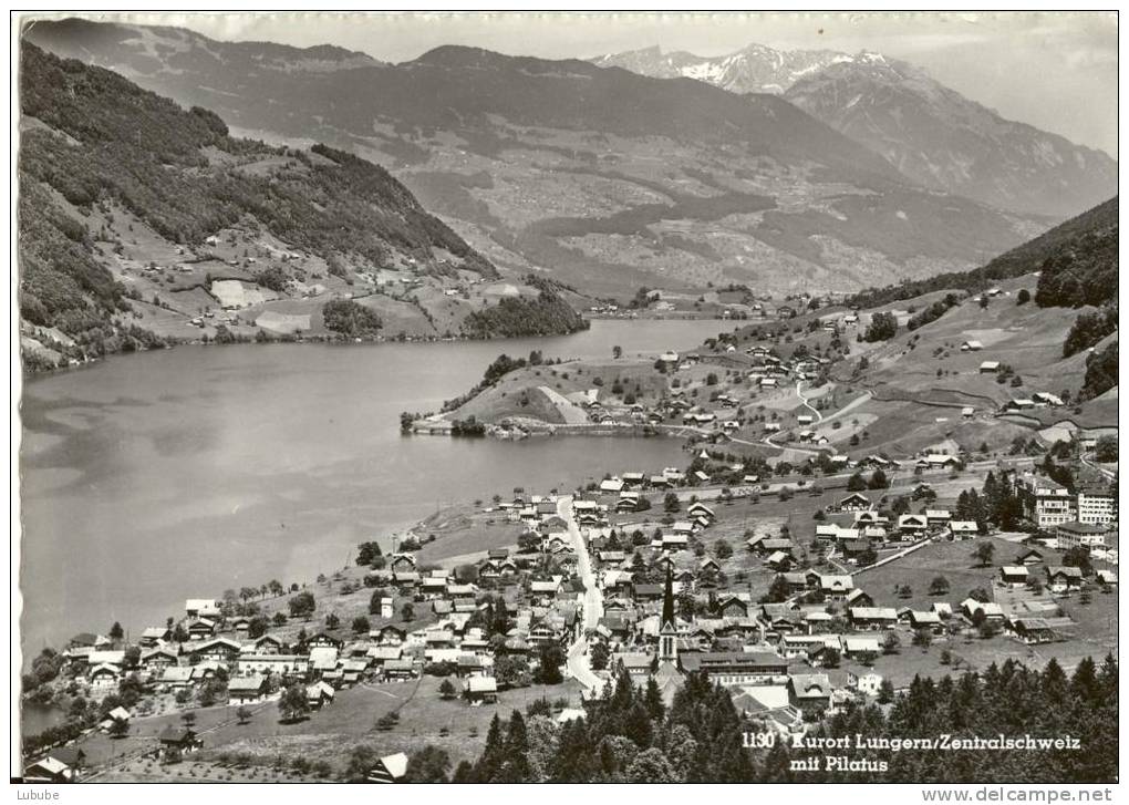 Lungern - Kurort Mit Pilatus           Ca. 1950 - Lungern