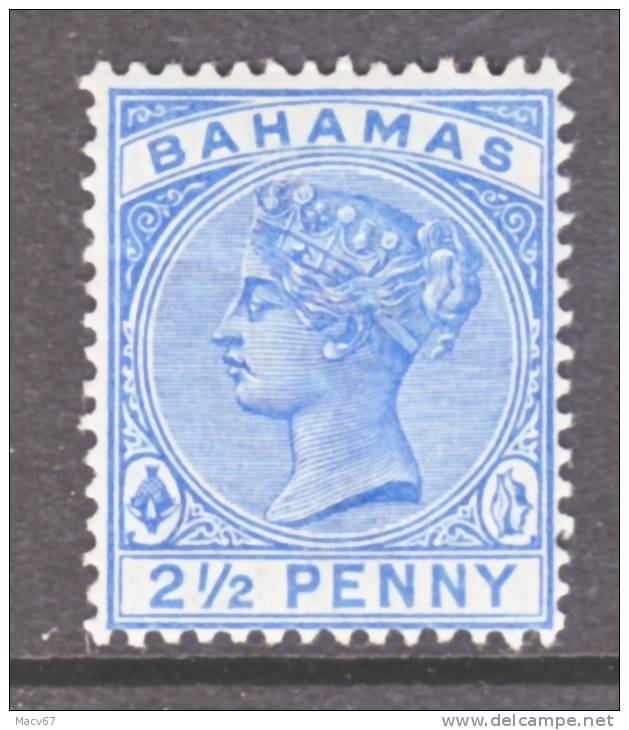 Bahamas  28a  Dull  Blue  *  Wmk 2 - 1859-1963 Crown Colony