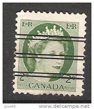 Canada  1954-62  Queen Elizabeth II (o) 2c - Vorausentwertungen