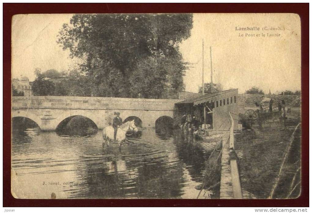 Cpa  Du 22  Lamballe Le Pont Et Le Lavoir    EUG28 - Lamballe