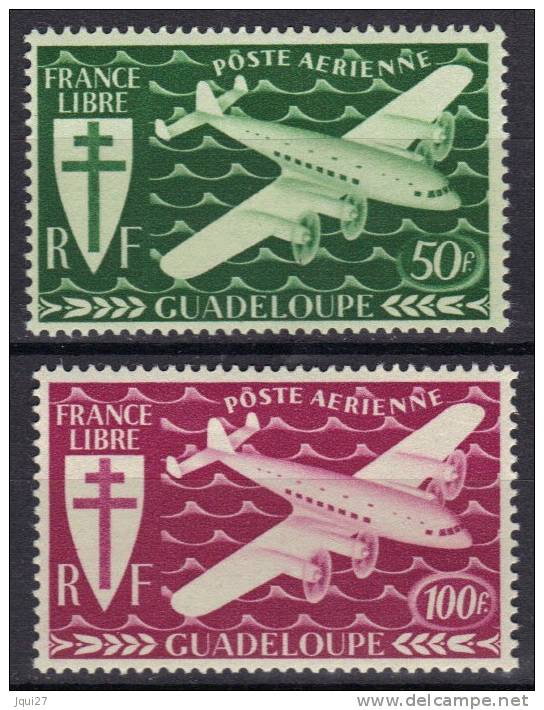 Guadeloupe Poste Aérienne N°  4, 5 ** - Posta Aerea