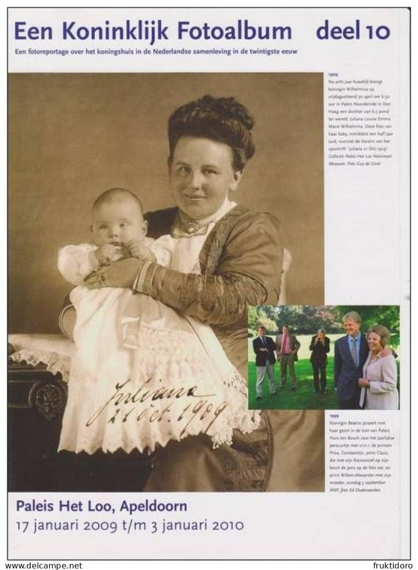 Brochure Een Koninklijk Fotoalbum Deel 1/3 - Dutch Royal Family - Queen Wilhelmina - Queen Emma- Queen Juliana