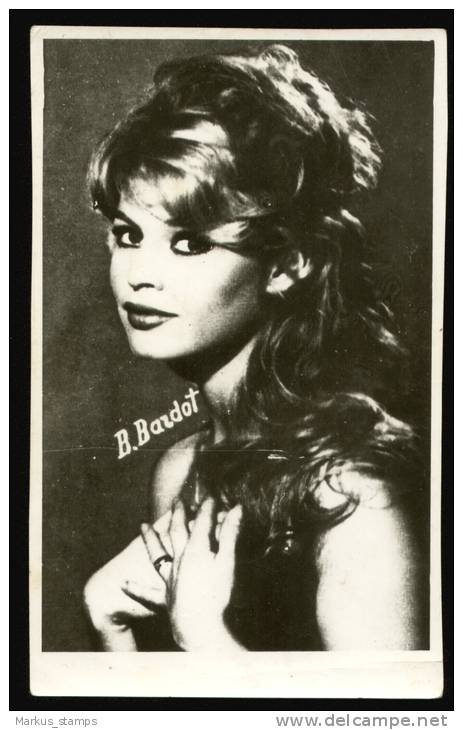 Brigitte Bardot Movie Star Actress Real Photo Postcard, Film Star, Cinema - Schauspieler