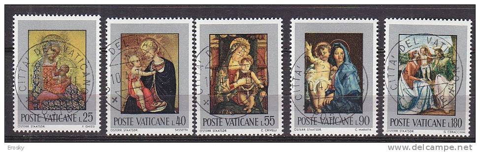 Z1795 - VATICANO SASSONE N°504/08 - VATICAN Yv N°522/26 - Oblitérés