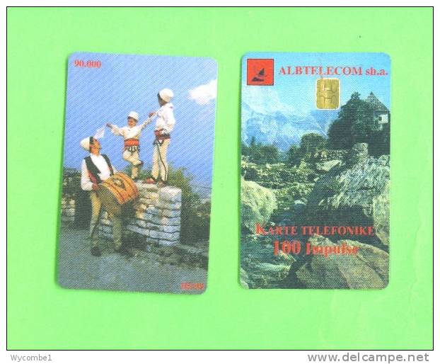 ALBANIA - Chip Phonecard/Mountain View And Traditional Performers * - Albania