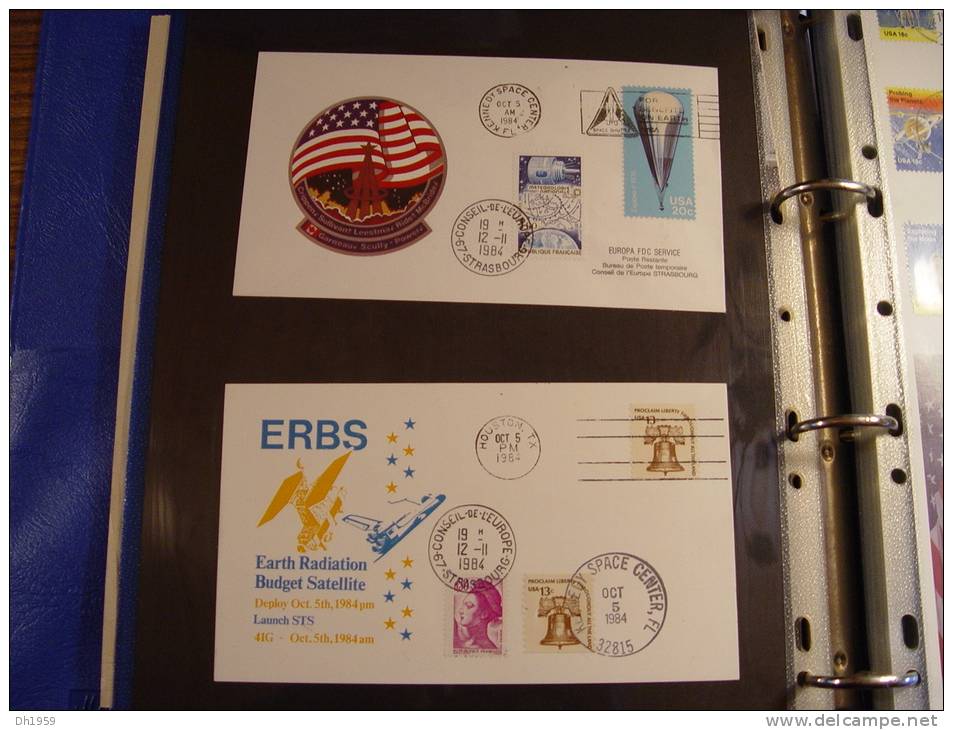 KENNEDY SPACE CENTER COSMOS NASA CHALLENGER COLUMBIA HOUSTON CONSEIL DE L'EUROPE env 35 DOCUMENTS + PRESSE