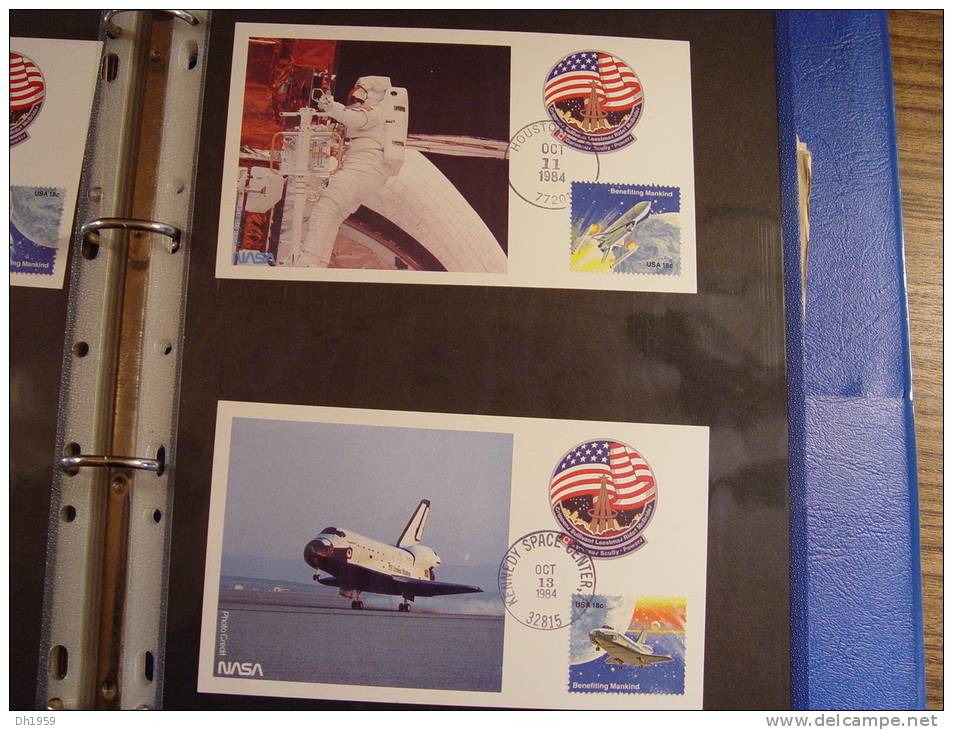 KENNEDY SPACE CENTER COSMOS NASA CHALLENGER COLUMBIA HOUSTON CONSEIL DE L'EUROPE env 35 DOCUMENTS + PRESSE