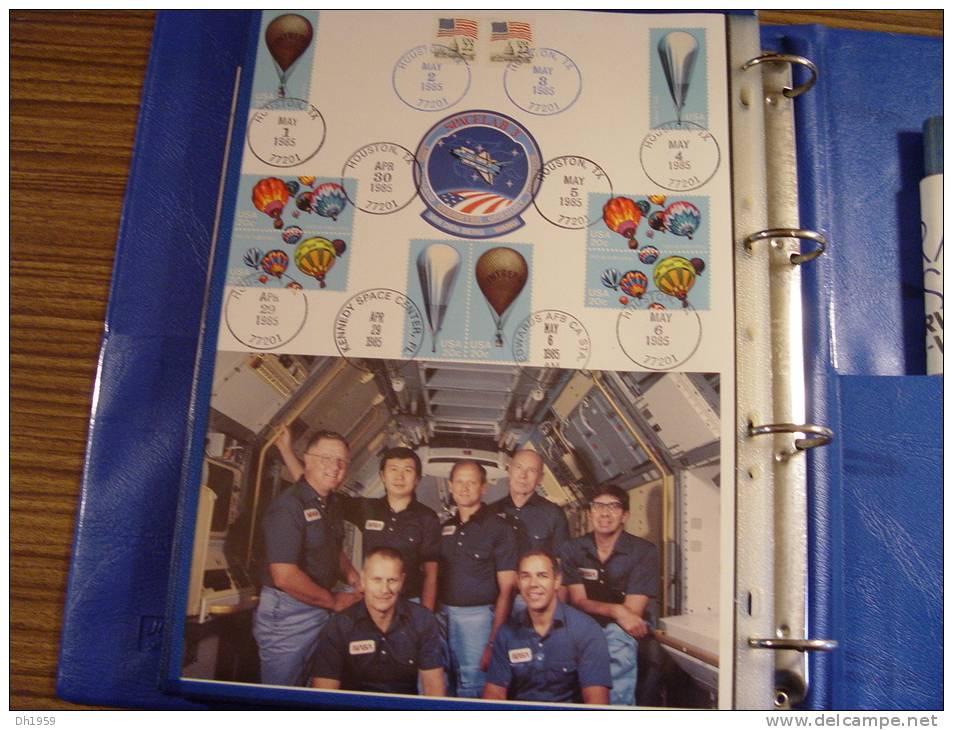 KENNEDY SPACE CENTER COSMOS NASA CHALLENGER COLUMBIA HOUSTON CONSEIL DE L'EUROPE env 35 DOCUMENTS + PRESSE