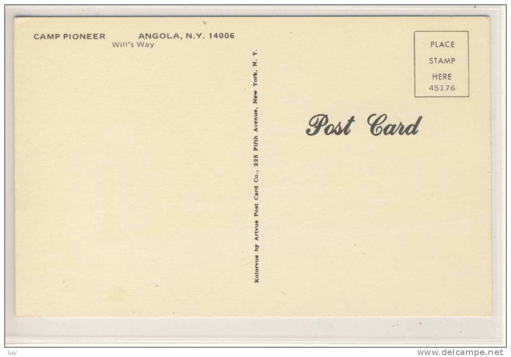 ANGOLA, N.Y. 14006 - Camp Pioneer, Will's Way - Other & Unclassified