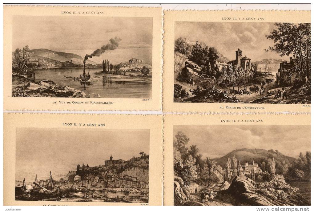 - 19 CP DE  LYON IL Y A 100 ANS - 5 - 99 Cartes