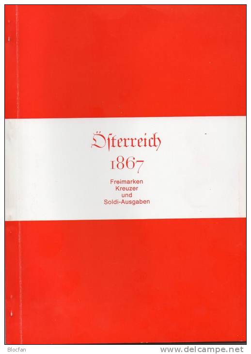 Serie 1867 Von Österreich Im Handbuch Neu 180€ Klassiker Freimarke Kreuzer Und Soldi-Ausgaben Catalogue Stamp Of Austria - Collections