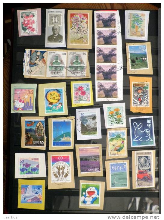 Japan - Japon - Mixed Selection Of Used Stamps On Paper - Various Years - Lot 56 - Collections, Lots & Series