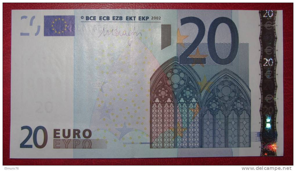 20 Euro J032B5 Italy  Serie S Draghi UNCIRCULATED - 20 Euro
