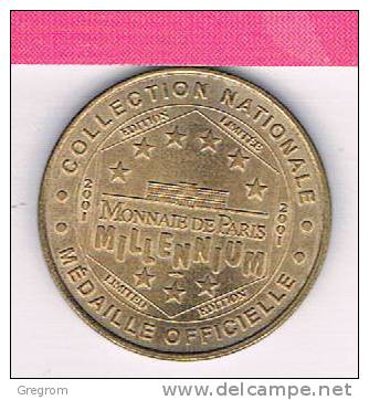 M D P : 46PAD1/01 Gouffre De Padirac , Lot  2001 , Médaille , Monnaie De Paris - 2001
