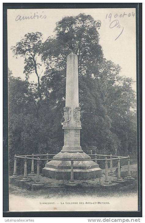 - CPA 60 - Liancourt, La Colonne Des Arts Et Métiers - Liancourt