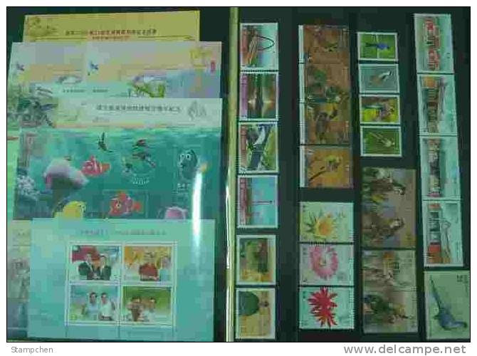 Rep China Taiwan Complete Beautiful 2008 Year Stamps Without Album - Collections, Lots & Séries