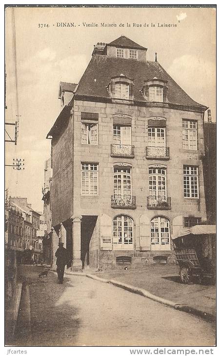 22 - DINAN - Vieille Maison De La Rue De La Lainerie - Dinan