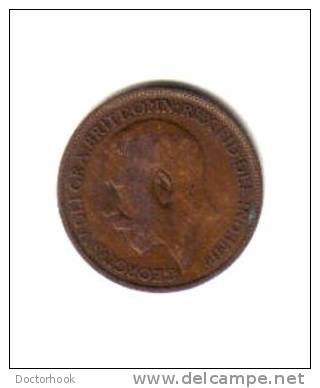 GREAT BRITAIN    1/2 PENNY  1920  (KM # 809) - C. 1/2 Penny