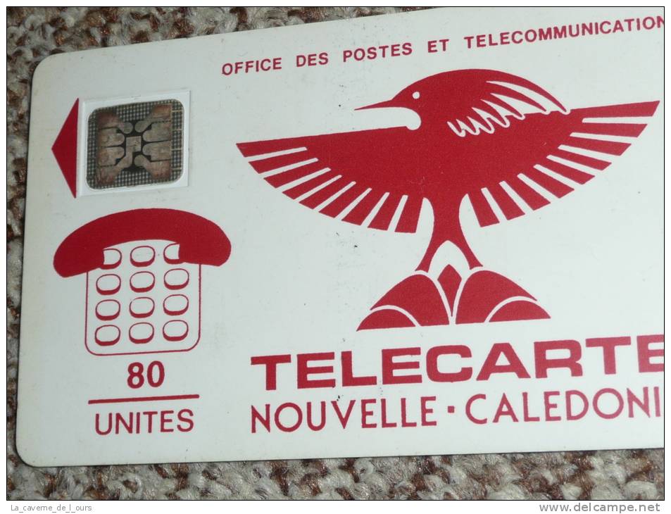 Lot Rares Télécartes Carte Télécarte Publiques Nouvelle-Calédonie CAGOU 80u SC4 P7 Mosaique 1988 -1994 - 1988