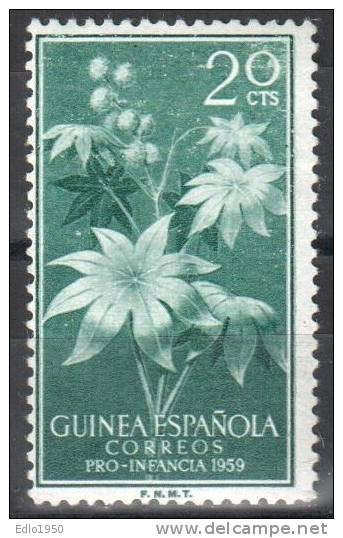 Spanish Guinea 1963 Flowers  Mi.325 - MNH (**) - Spanish Guinea