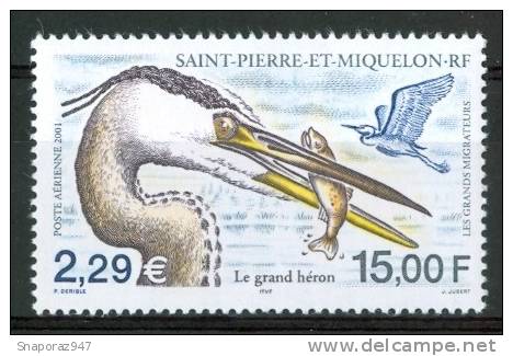 2001 Saint Pierre Et Miquelon Uccelli Birds Vogel Oiseaux Set MNH** Fo245 - Ungebraucht