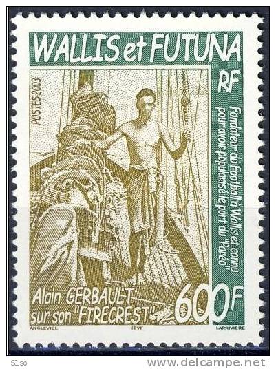WALLIS Et FUTUNA 2003 - Poste Yvert N° 591 - Neuf(s) Sans Charnière(s)- Anniversaire Naissance A Gerbault - Côte 14,50 € - Neufs