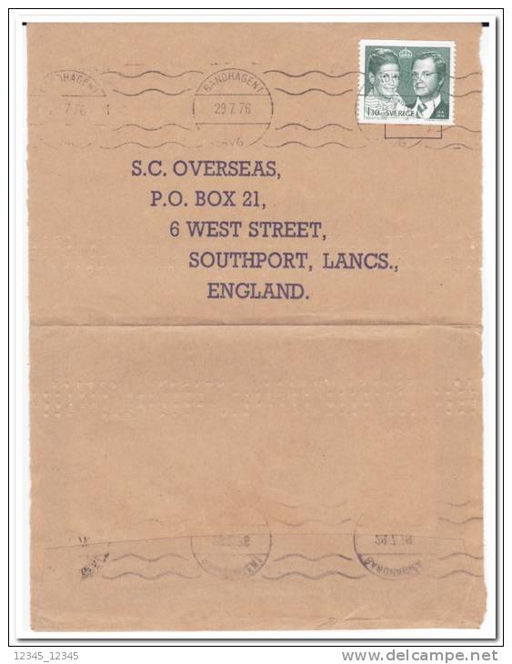 Zweden 2 Envelopes - Enteros Postales