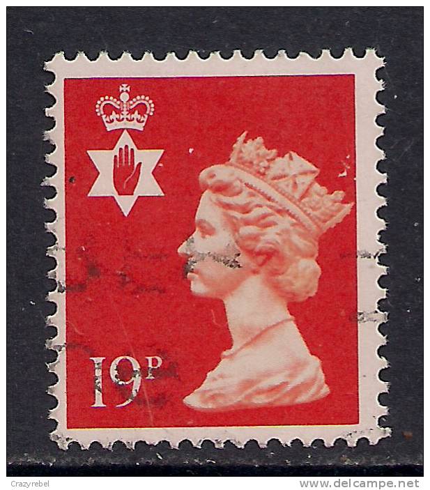 NORTHERN IRELAND GB 1988 19p BRIGHT ORANGE USED MACHIN STAMP SG N149.( K123 ) - Northern Ireland