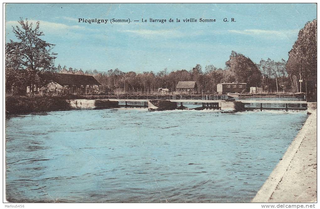 Picquigny  -  Le Barrage De La Vieille Somme - Picquigny