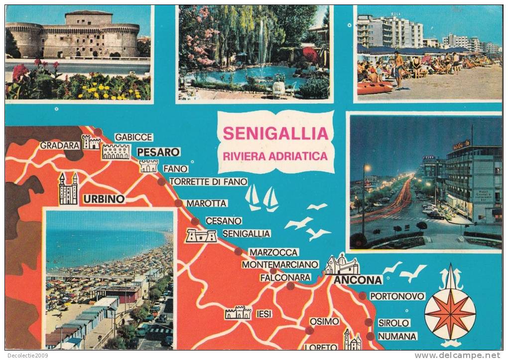 BT401 Senigallia Riviera Adriatica     2 Scans - Senigallia