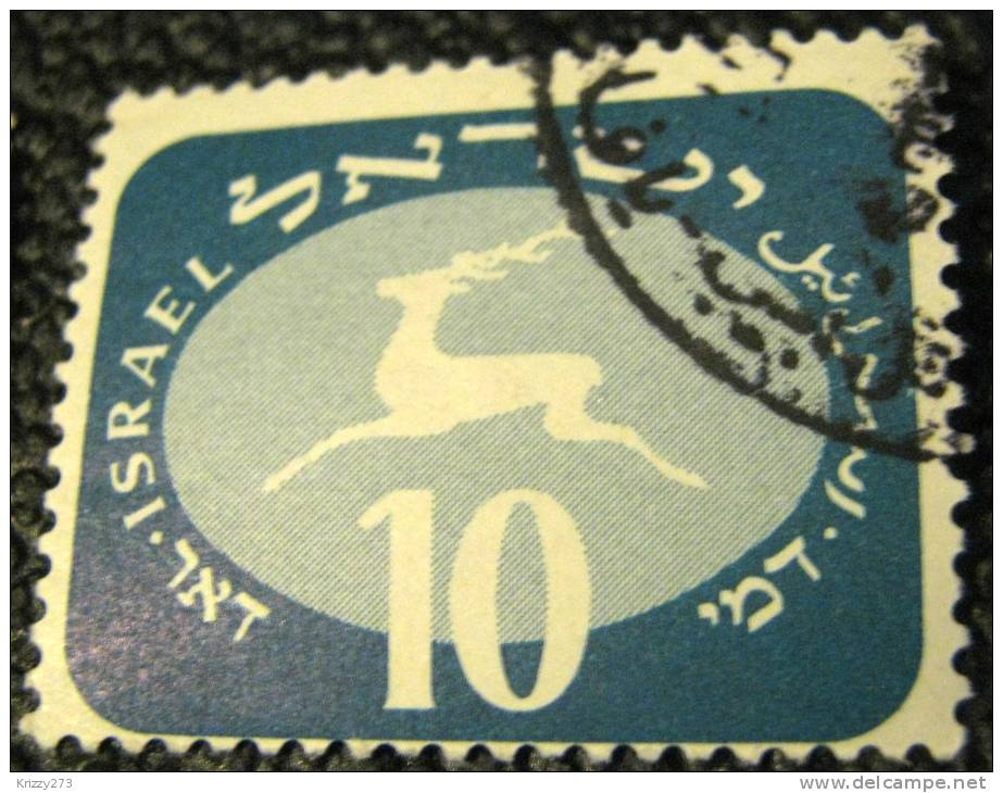 Israel 1952 Postage Due 10pr - Used - Postage Due