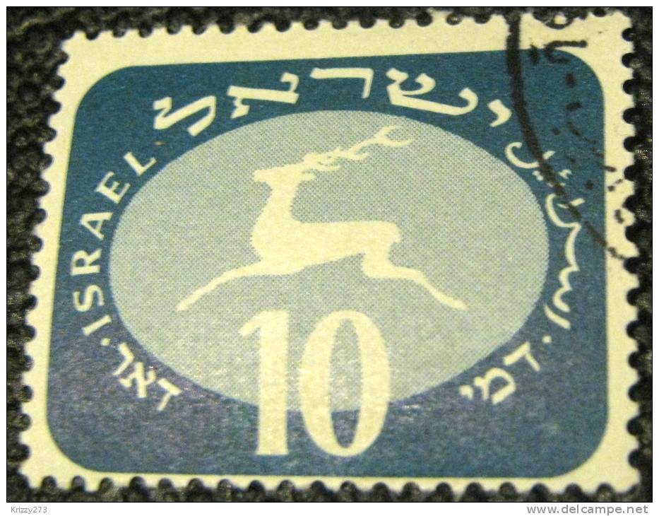 Israel 1952 Postage Due 10pr - Used - Segnatasse