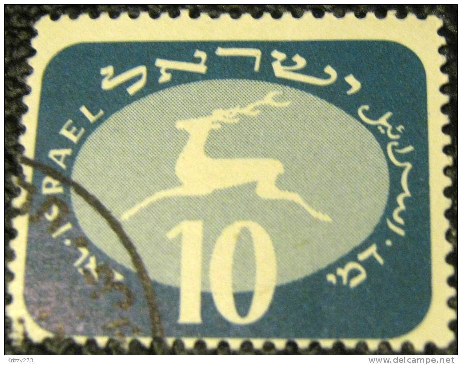 Israel 1952 Postage Due 10pr - Used - Segnatasse