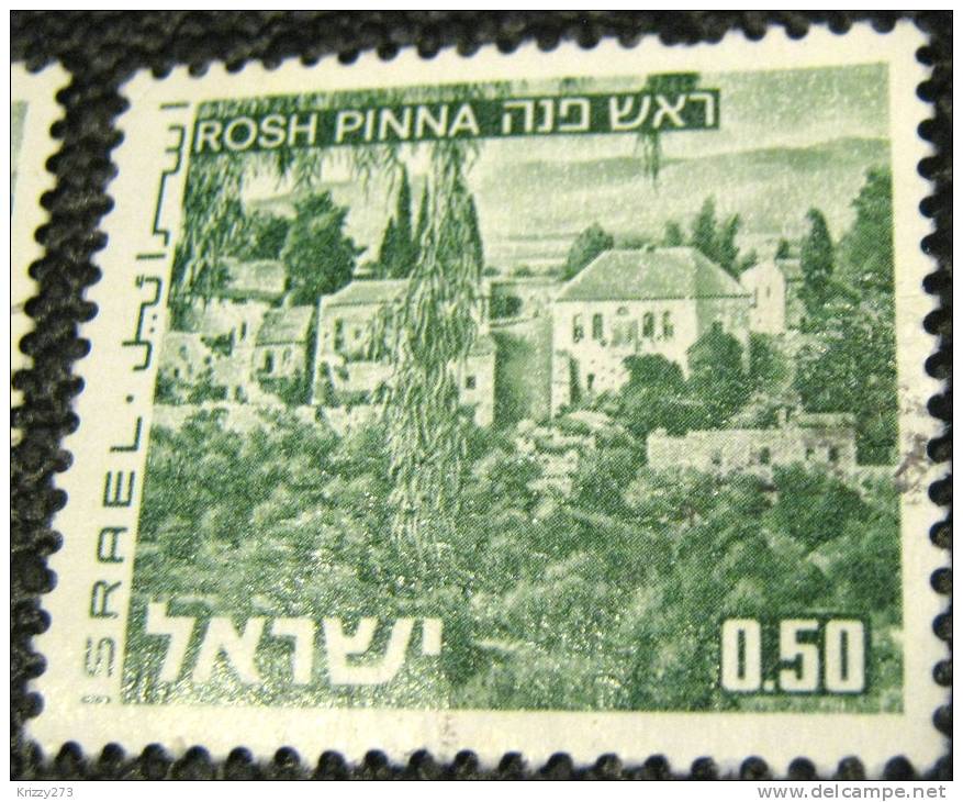 Israel 1971 Rosh Pinna 0.50 - Used - Usados (sin Tab)