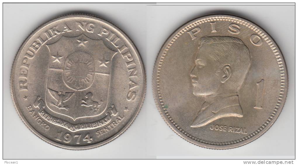 **** PHILIPPINES - PILIPINAS - 1 PESO 1974 - JOSE RIZAL **** EN ACHAT IMMEDIAT !!! - Philippines