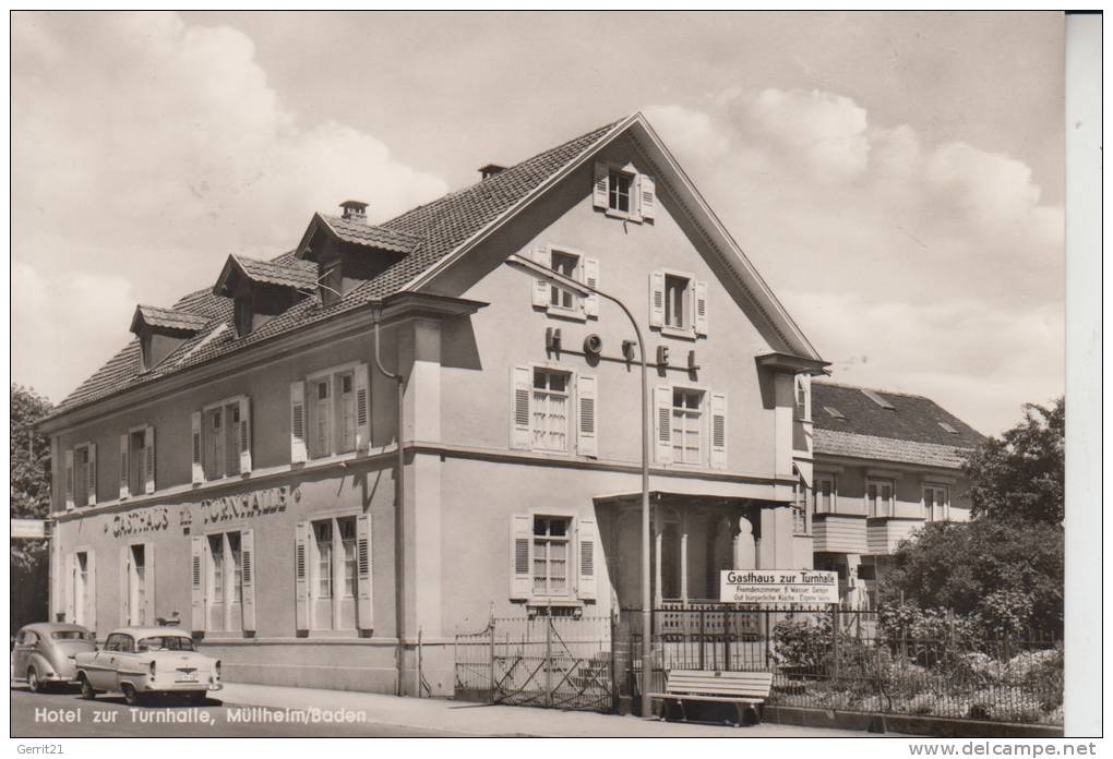 7840 MÜLLHEIM, Gasthof Zur Turnhalle - Müllheim