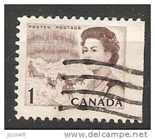 Canada  1967-72 Queen Elizabeth II  Perf. 12 (o) 1c - Sellos (solo)