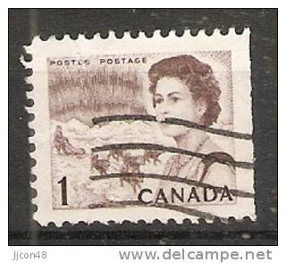 Canada  1967-72 Queen Elizabeth II  Perf. 12 (o) 1c - Timbres Seuls