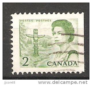 Canada  1967-72 Queen Elizabeth II  Perf. 12 (o) 2c - Sellos (solo)