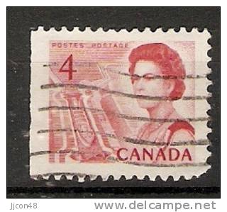 Canada  1967-72 Queen Elizabeth II  Perf. 12 (o) 4c - Einzelmarken