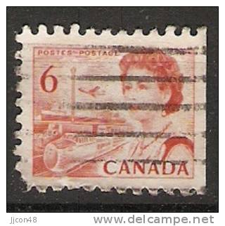 Canada  1967-72 Queen Elizabeth II  Perf. 10 (o) 6c - Einzelmarken