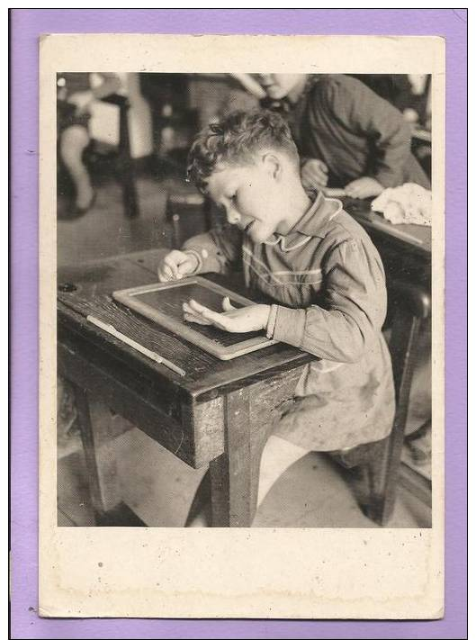 Photo Robert Doisneau - On Efface Tout (1956) - Souvenir D'Ecole - Oblitérée - Doisneau