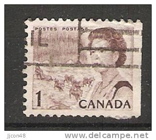Canada  1967-72 Queen Elizabeth II  Perf. 12.5 X 12 (o) 1c - Timbres Seuls