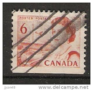 Canada  1967-72 Queen Elizabeth II  Perf. 12.5 X 12 (o) 6c - Single Stamps