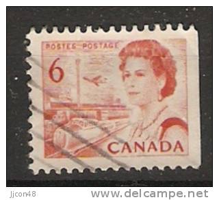 Canada  1967-72 Queen Elizabeth II  Perf. 12.5 X 12 (o) 6c - Single Stamps