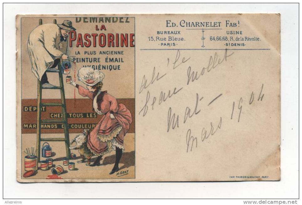 CPA  Illustrateur  :  GRAY H /  PUB La Pastorine à Paris  1904  VOIR   Descriptif  §§§ - Altri & Non Classificati