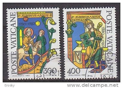 Z1911 - VATICANO SASSONE N°680/81 - VATICAN Yv N°698/99 - Used Stamps