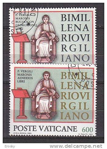 Z1924 - VATICANO SASSONE N°688/89 - VATICAN Yv N°706/07 - Used Stamps