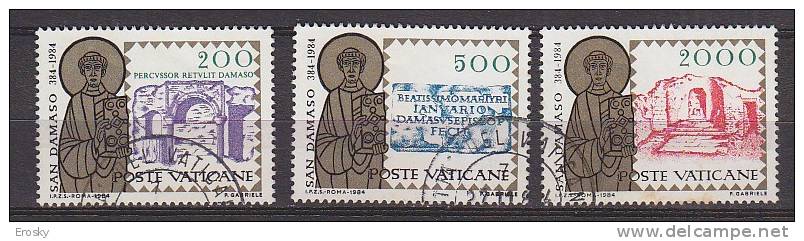 Z1979 - VATICANO SASSONE N°767/69 - VATICAN Yv N°767/69 - Used Stamps